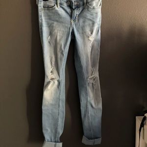 Hollister distressed jeans